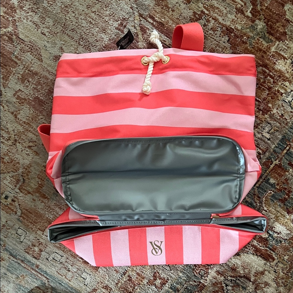 Victoria's Secret Pink Striped Backpack